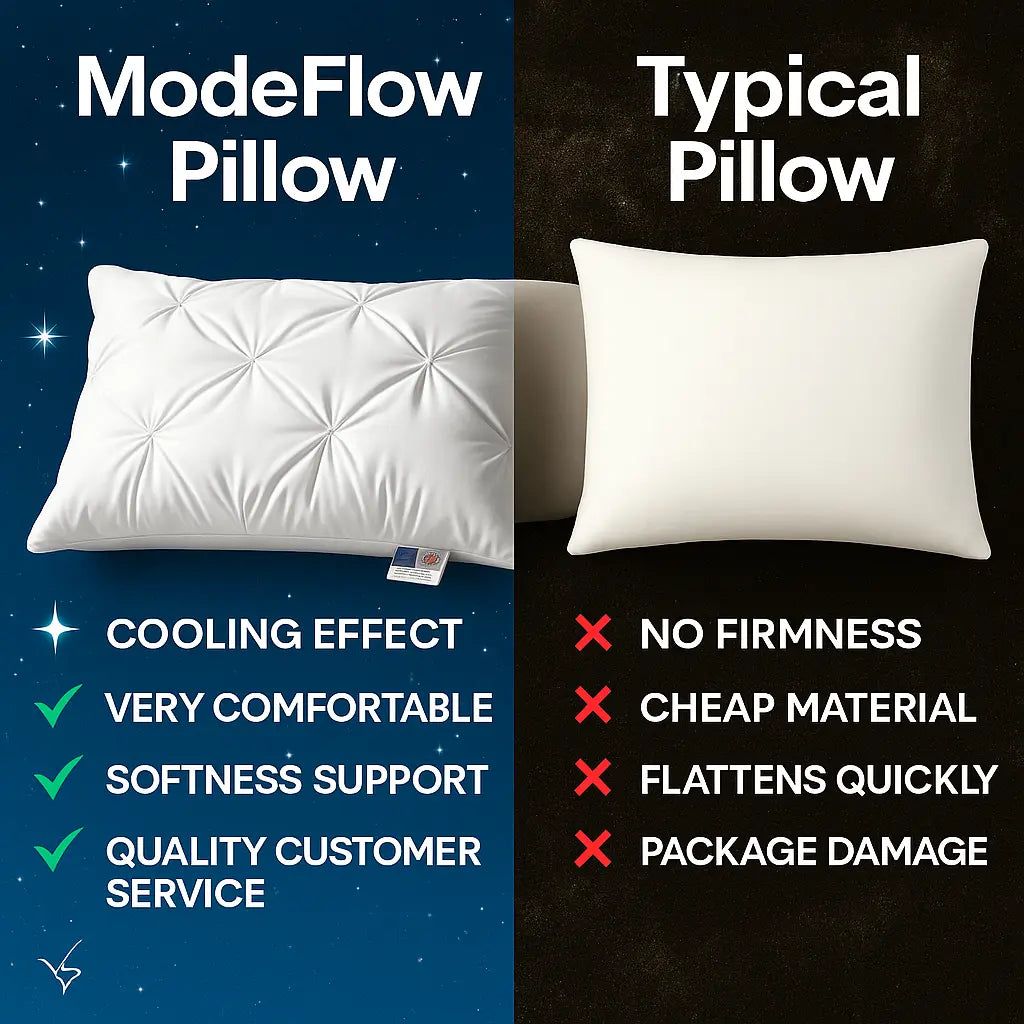 Sleep Deeper & Wake Up More Refreshed with the ModeFlow DreamWeave® Pillow